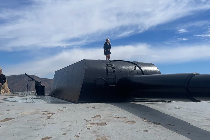 BIG GUNS "Bateria de Castillitos" JEEP WRANGLER (4 Hrs Max 4 PPL) - The two colossal Vickers guns