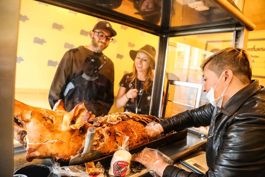 Bogota Food Tour with over 12 Tastings & Tejo - Tamales and hot chocolate at a long-running restaurant