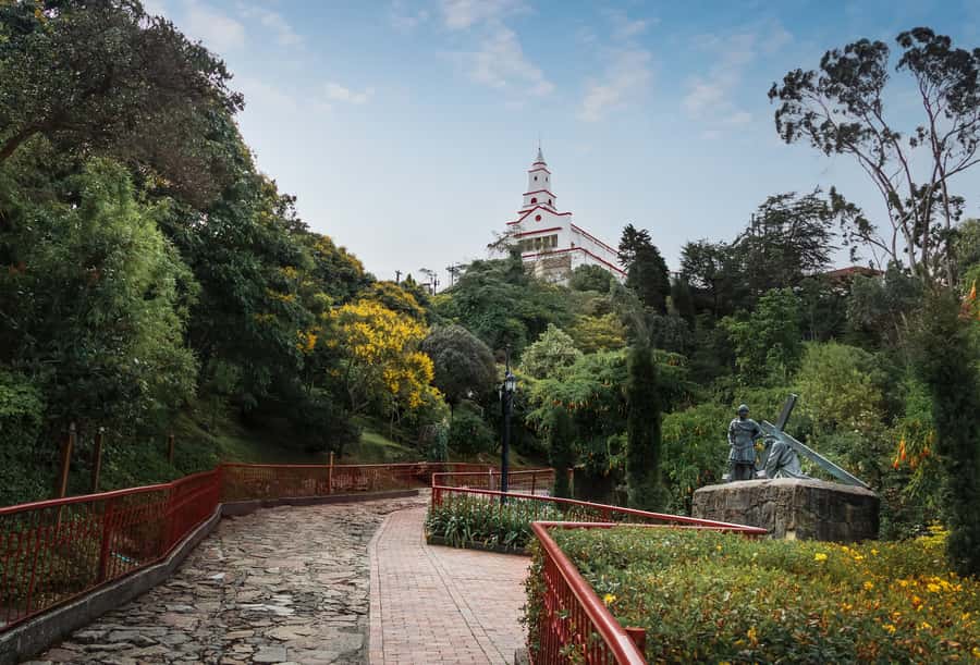 Bogota: Gold Museum and Monserrate Private Half-Day Tour - Riding to Monserrate Peak