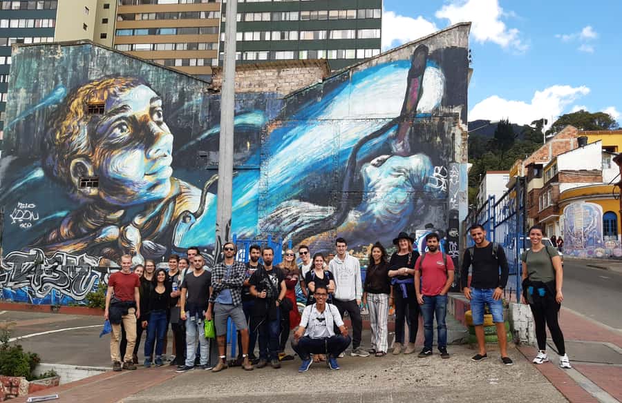 Bogotá: La Candelaria Graffiti & Urban Art Guided Tour - Ending with coca tea at Café Herencia