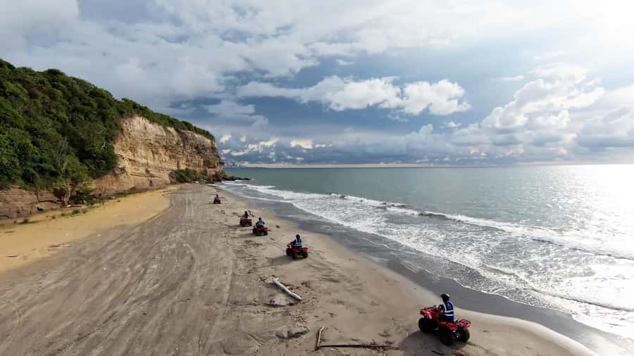 Cartagena ATV Tour - Dirt trails and the coastal rock formations