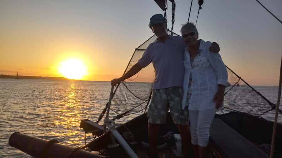 Cartagena, CO: Sunset Skyline Pirate Boat Tour with Drinks - Bocagrande, El Laguito, and the modern waterfront