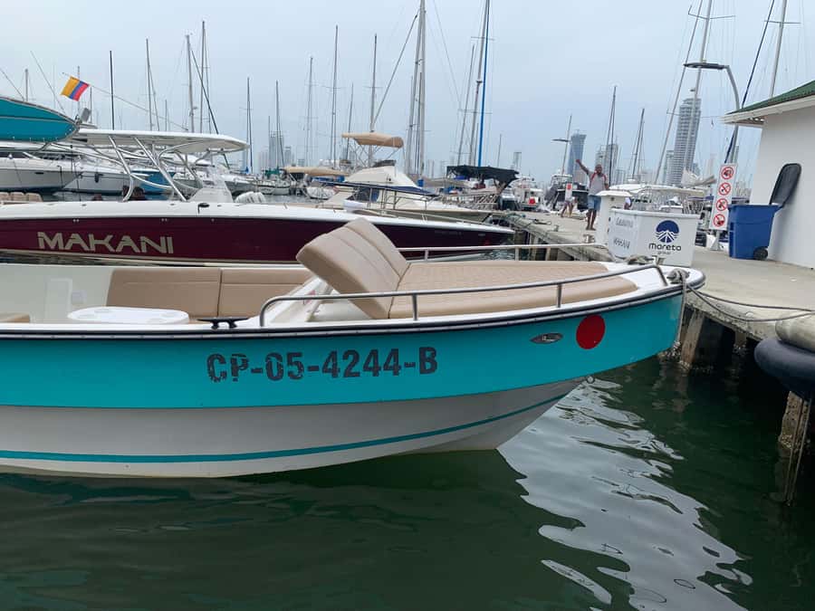 CARTAGENA, EXCLUSIVE launch for Rosario and Baru Islands - Why a private launch works well around Cartagena