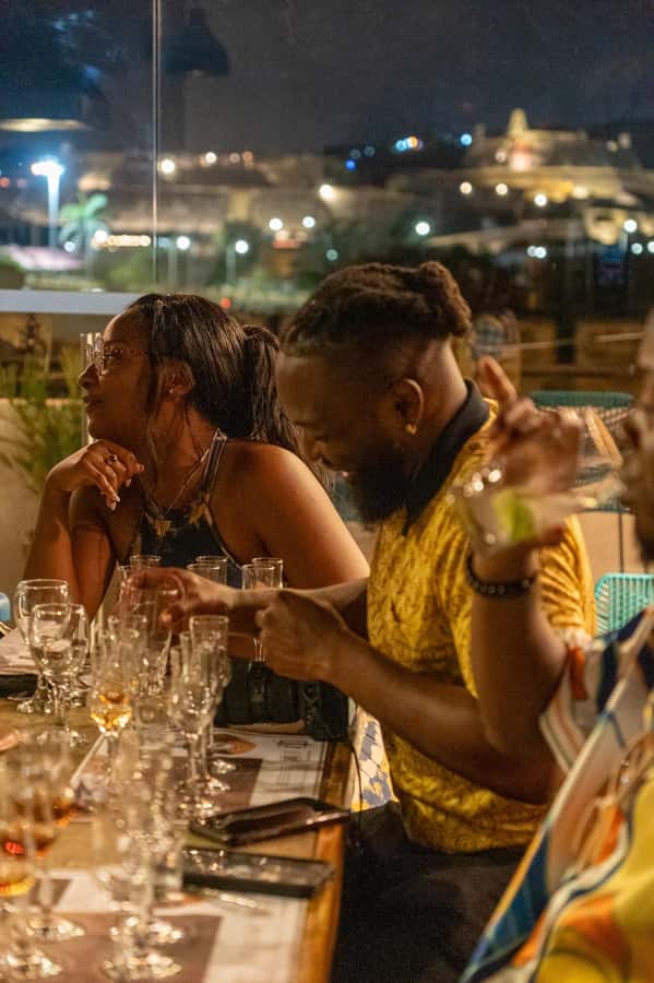 Cartagena: Express Rum and Chocolate Tasting Experience - Finding Caffé Lunático above Santuario Hostel