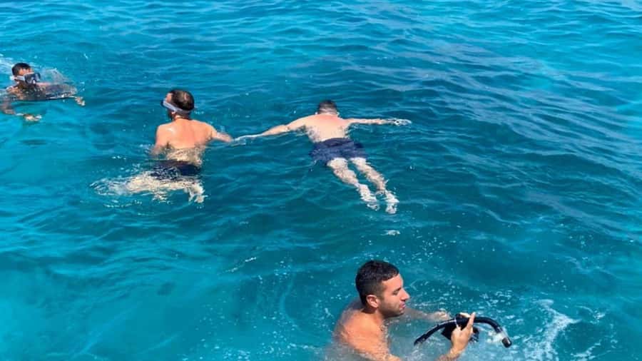 Cartagena: Four Island + Snorkel and See Plankton - Sunset and the long return toward the plankton swim