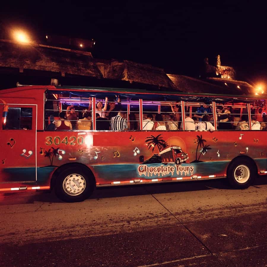 Cartagena: Funny PartyBus with dance floor and good music! - What kind of Cartagena night is this?