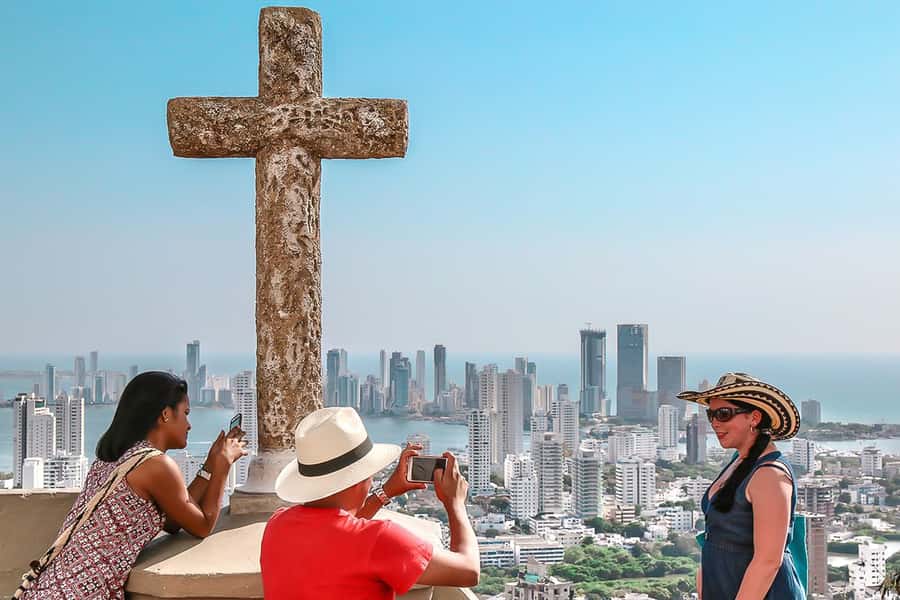 Cartagena: Guided Tour, with La Popa Convent, and San Felipe - Entering the Clock Tower and Walled City