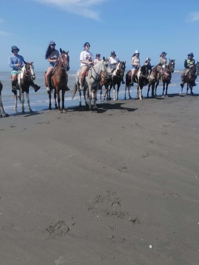 Cartagena: Horse Riding on the Beach with Photos and Lunch - Getting into the Caribbean water