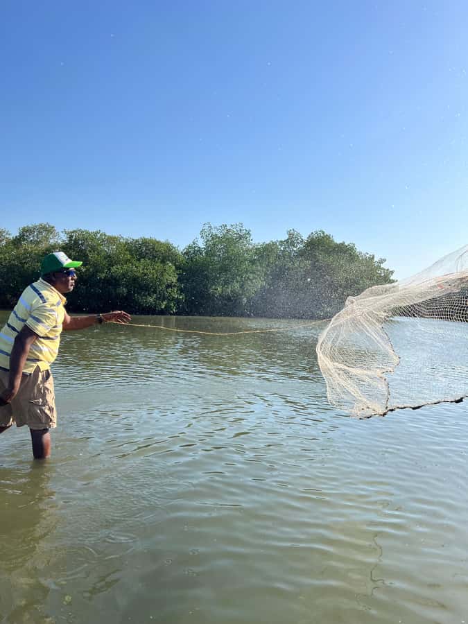 Cartagena: Mangrove Eco Tour & Fishing with Transportation - A fresh coconut starts the experience