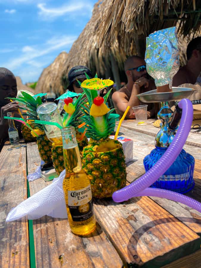 Cholon Forever Boat Party - The first swim near Isla Grande