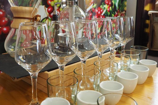 Coffee tasting experience at Divino Café Especial - Four Colombian coffees, four different results