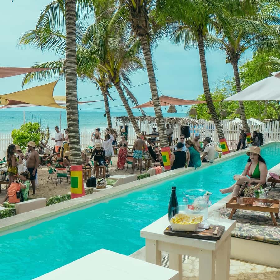 Eco-Luxury Beach Escape at Pink Mango, Tierra Bomba - A lunch that gives the day its center