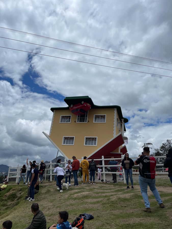 From Bogota: Guatavita Lagoon and Village Guided Tour - La Casa Loca and the Optional Extra Stop