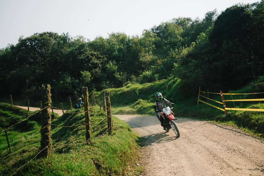 From Bogota: Mountains & Valleys Off-Road Motorcycle Tour - Leaving La Candelaria for the Andean mountains