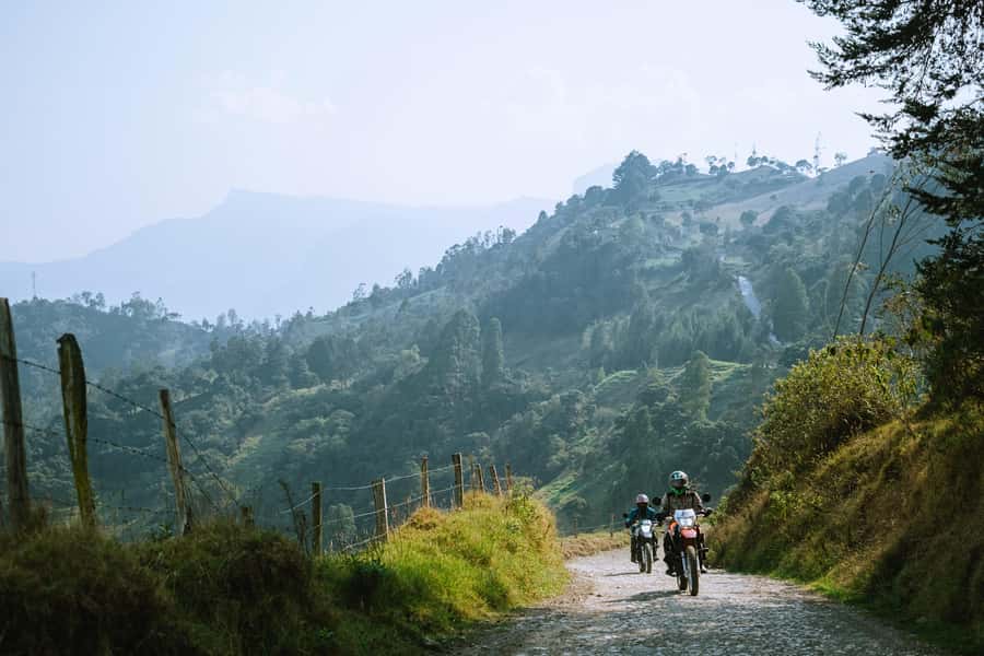 From Bogota: Mountains & Valleys Off-Road Motorcycle Tour - Local snacks before the remote viewpoint