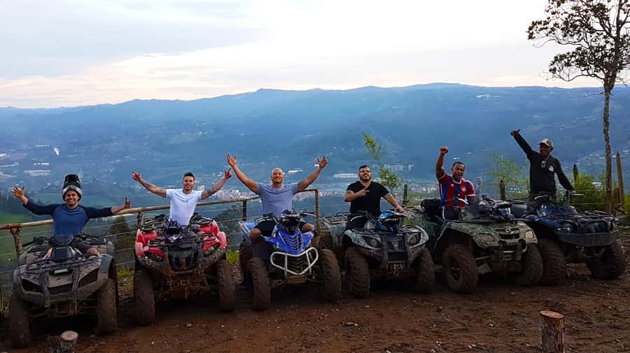 From Medellín: ATV Ride and Rafting Experience Combo Tour - One hour on an ATV, with rules that shape the ride