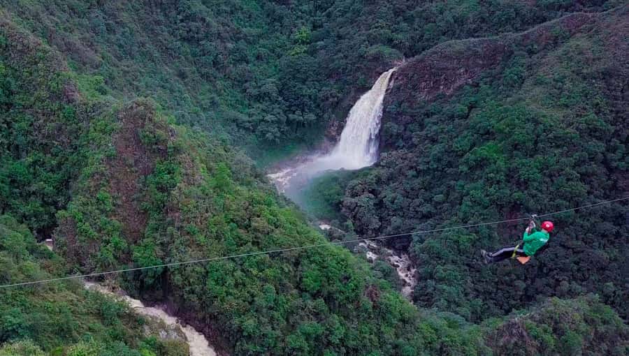 From Medellin: Epic Zipline and Giant Waterfall - What the 1,400-meter zipline is really like