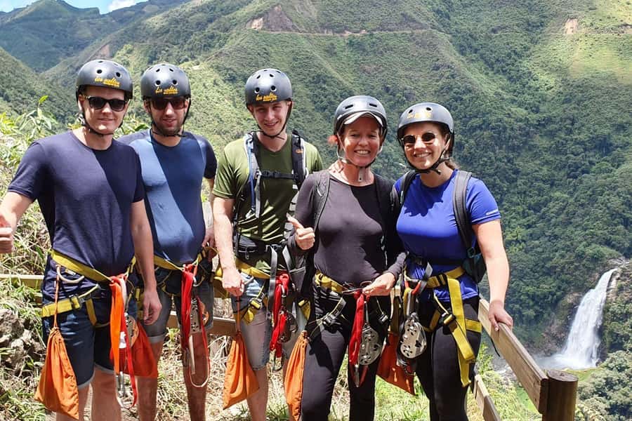 From Medellin: Epic Zipline and Giant Waterfall - The first walk takes you to the launch platform