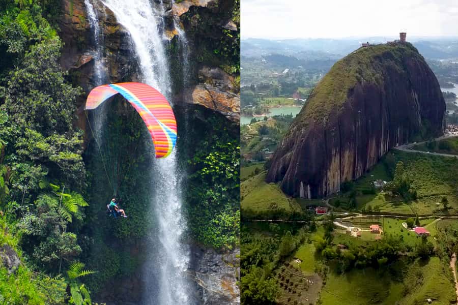 From Medellín: Paragliding Flight and Guatape Tour - Guatapé after the adrenaline
