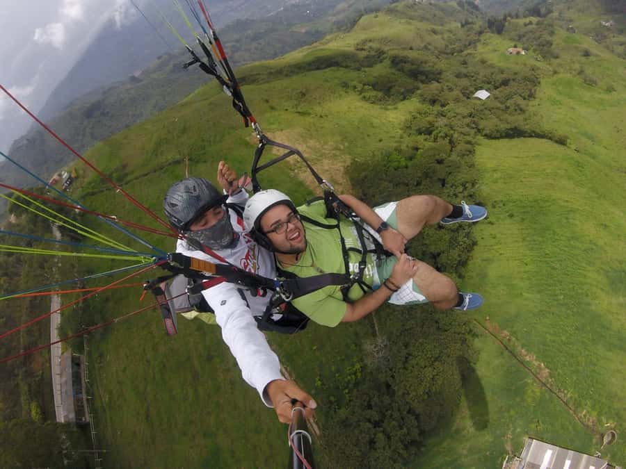 From Medellín: Paragliding Tour with GoPro Photos & Videos - Takeoff, comfort, and safety