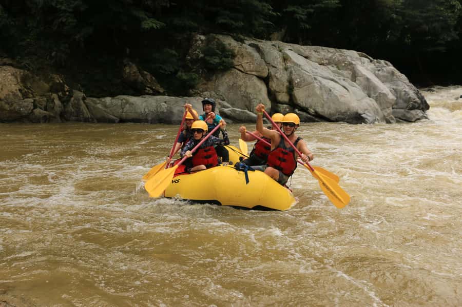 From Medellin: Rafting Experience - The first 2.5 hours of class III and IV rapids