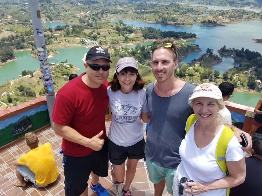 Guatape Coffee Villa including Rock Town & Waterfall - Lunch beside the Guatape reservoir