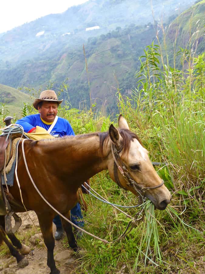 Horseback Riding Tour and visit to Tablón, Chaquira, Pelota - La Chaquira: statues above the valley