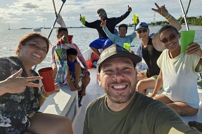Let's snorkel Hol Chan the Best Marine Reserve in Belize - Tarpon at the dock gets your pulse going