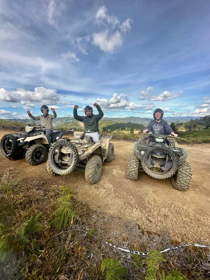 Medellin: ATV Tour 3 Mountains - Coffee, local food, and the optional trout lunch