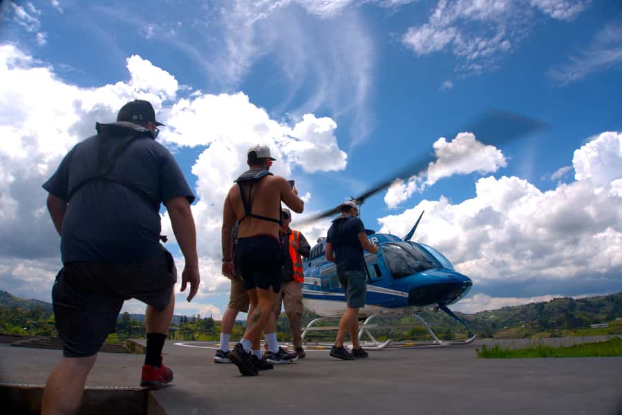 Medellín: Guatapé Private Tour with Helicopter & Boat Ride - A private boat on the reservoir