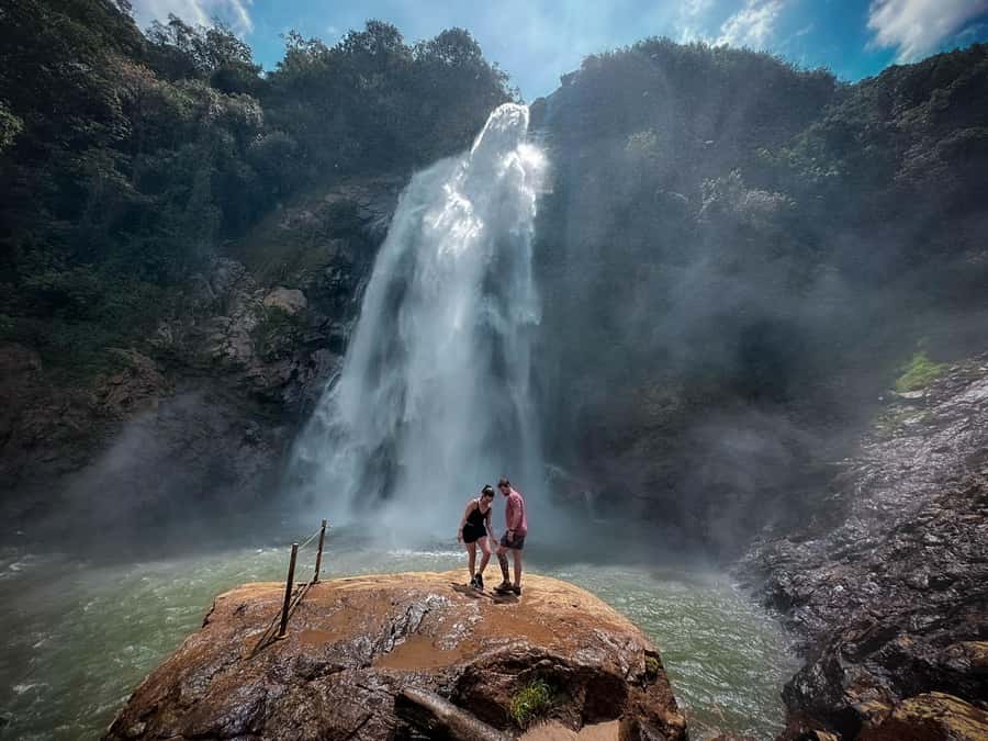 Medellín: Highest Zipline of Colombia Over Waterfalls - The optional via ferrata beside the waterfall