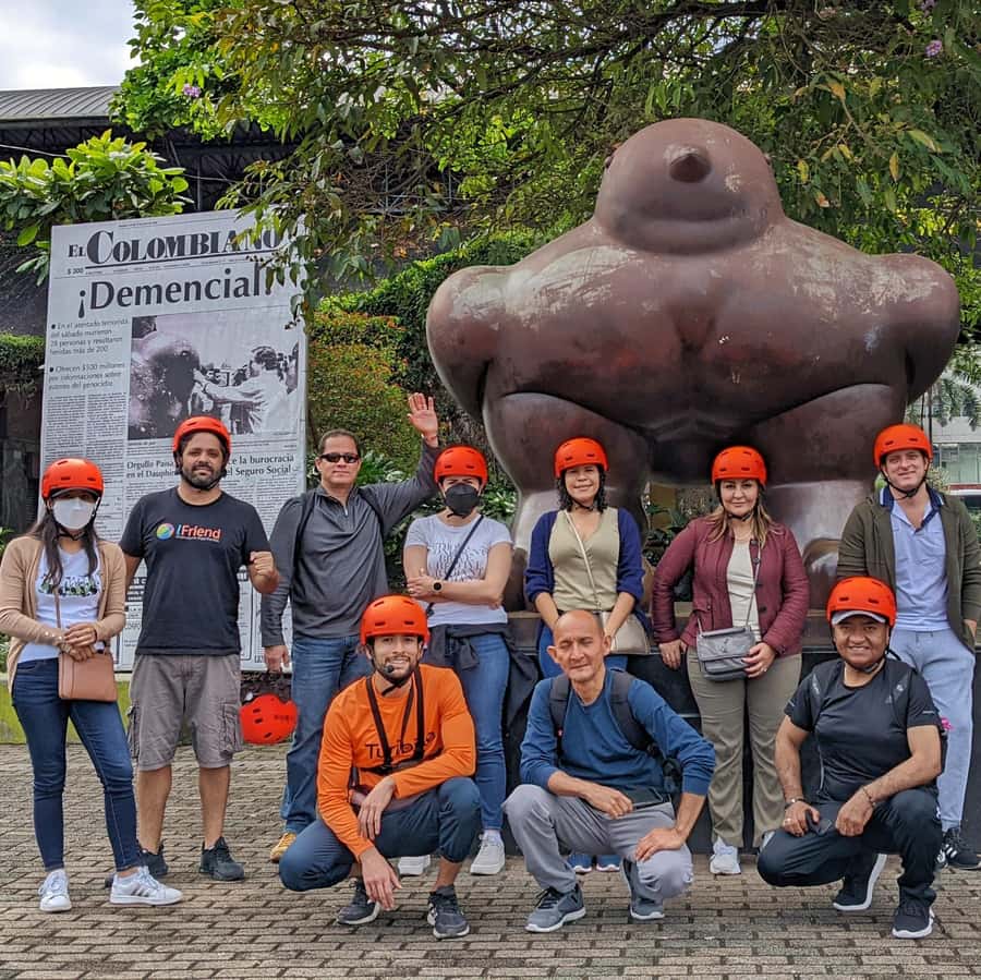 Medellín: History & Local Life Essentials Tour on an E-Bike - Parques del Río and Plaza Mayor