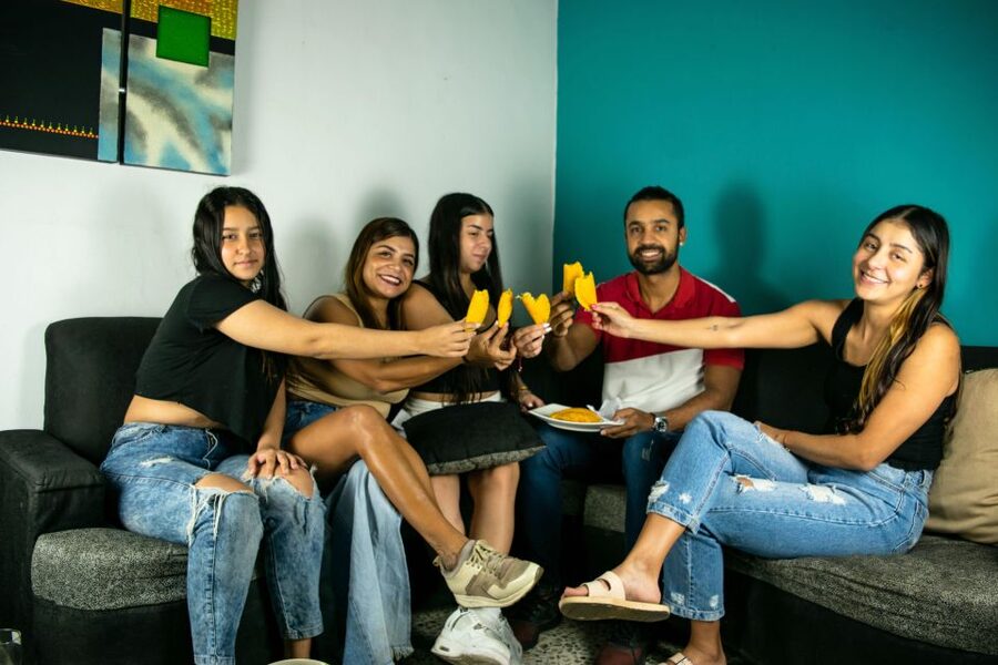 Medellin: Learn to make Colombian empanadas from scratch - Making the dough, filling, and folded shape