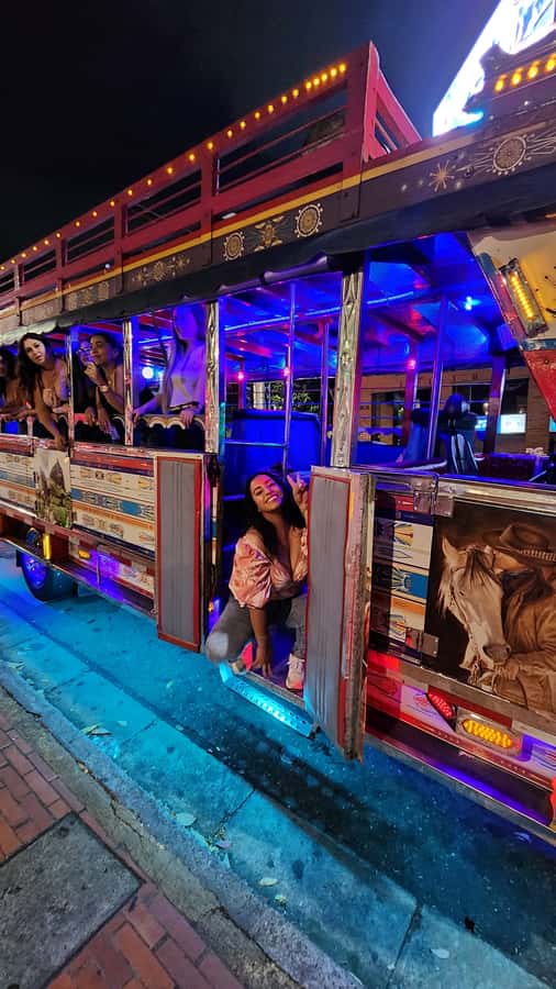 Medellin: Party Bus with DJ & Street Food Tastings - Local beer and the first taste of Medellín