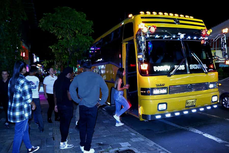 Medellin: Rumbero Party Bus with all the beer you can drink - Beer, music, and the first minutes on board