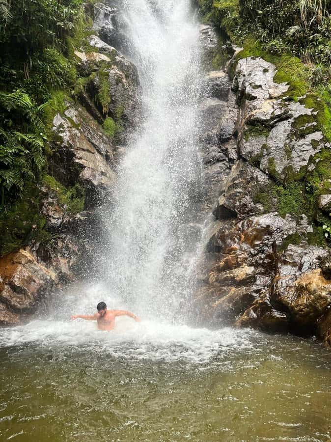 Medellín: Secret Waterfall Hike Tour with Snack and Coffee - Cancellation and meeting details