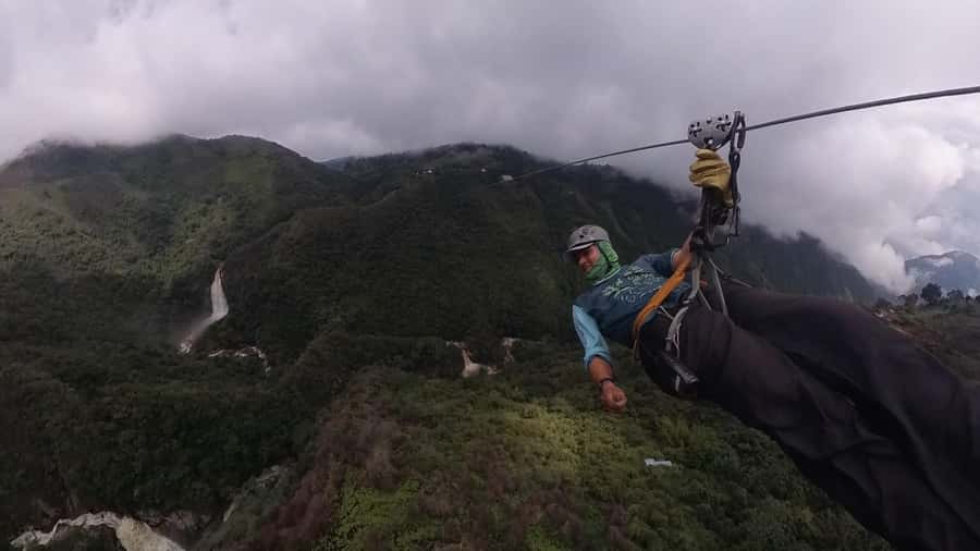 Natural Reserve: Highest Zipline, Climbing & Waterfalls - Reaching Los Saltos Ecoparque and the Buey River falls