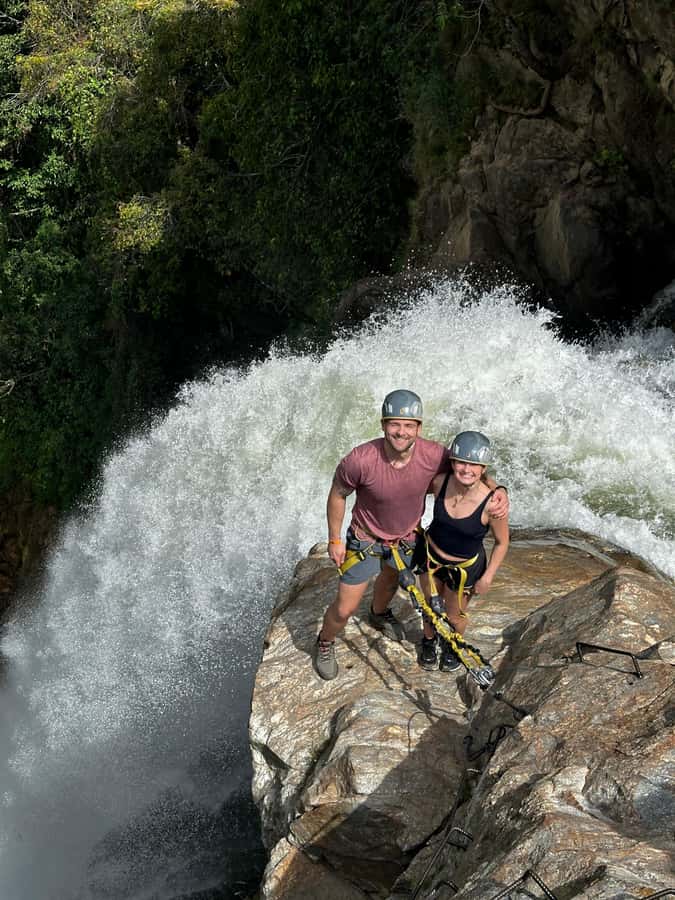 Natural Reserve: Highest Zipline, Climbing & Waterfalls - La Ceja adds a small local pause