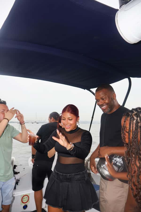 Nightlife: sunset boat party + tour of the old town - Meeting at the second horse statue by Pegasos Pier