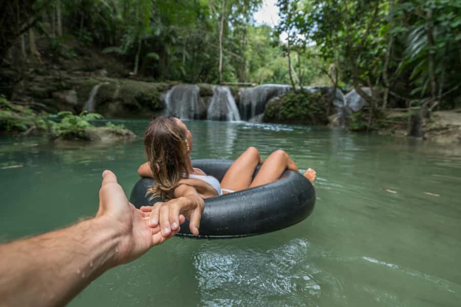 Palomino: Palomino River Tubing and Hiking Tour - Floating the Palomino River through rapids