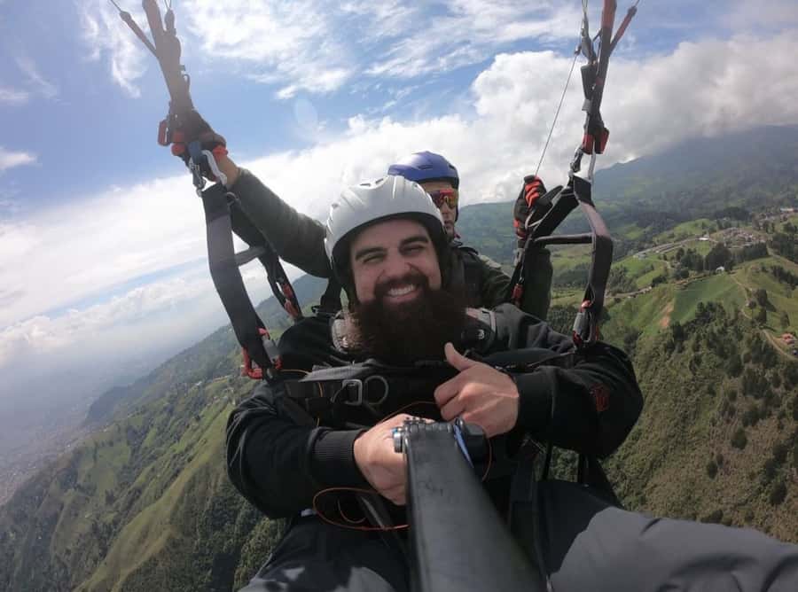 Paragliding Medellin with Transportation and free Videos - Booking details that matter