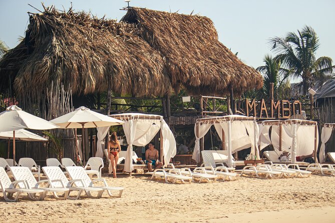 Playa Blanca Barú: VIP Access to Mambo Beach Club - From Cartagena to Barú by 8:00 a.m.