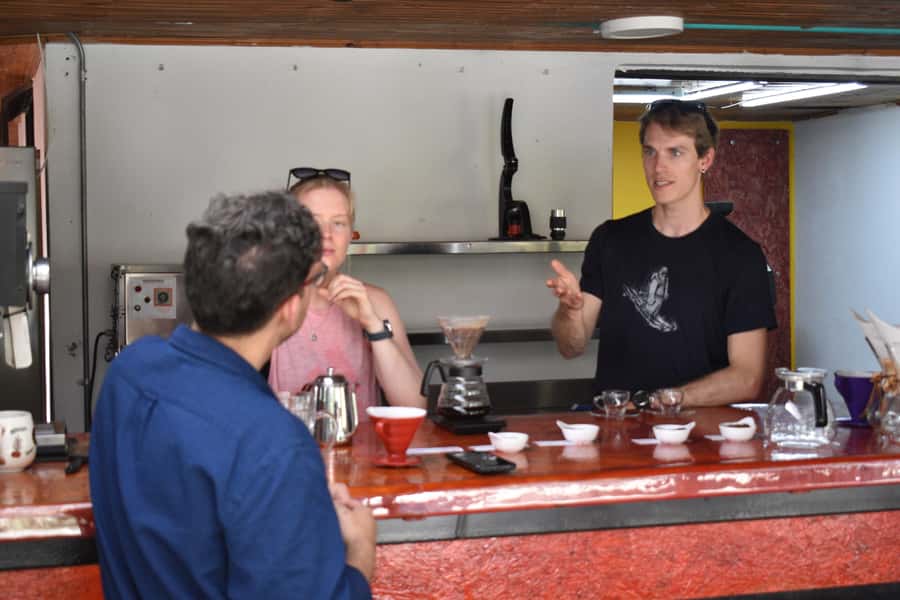 Salento: Coffee Master Roasting, Brewing and Tasting Tour - The personal touch at Coffee Cupping Micro Roasters