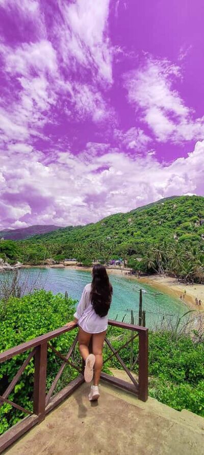 Playa Cristal in Tayrona Parque Day Tour