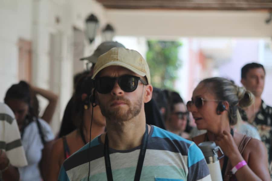 Shared Old Cartagena & Getsemani Tour with Wireless System - San Pedro Claver adds a difficult human story