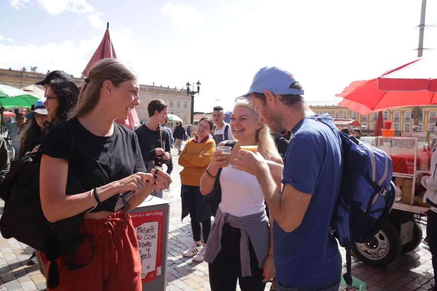 Shared Tour Bogota's Street Local Food - Aguardiente and the secret name for daytime drinking