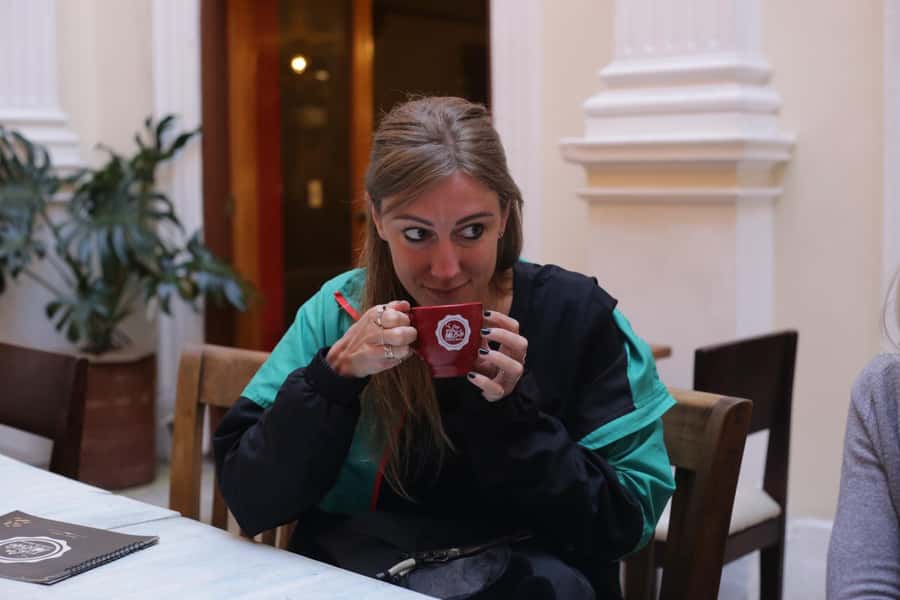 Shared Tour Bogota's Street Local Food - Hot chocolate with cheese, Colombia’s boldest pairing