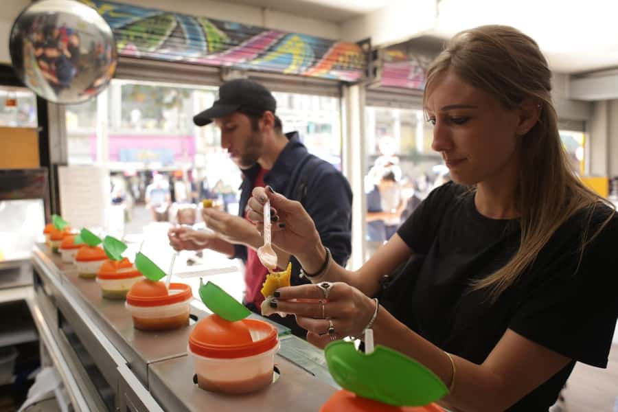 Shared Tour Bogota's Street Local Food - Empanadas and the first taste of local street food