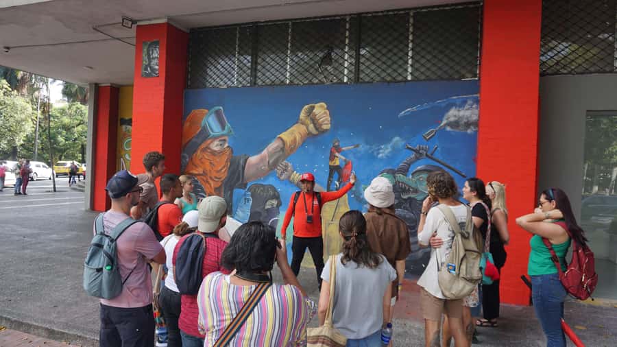 Shared Tour Cali's Salsa, Graffiti & Resistance Experience - World Cup Tunnel, 5th Avenue, and public memory