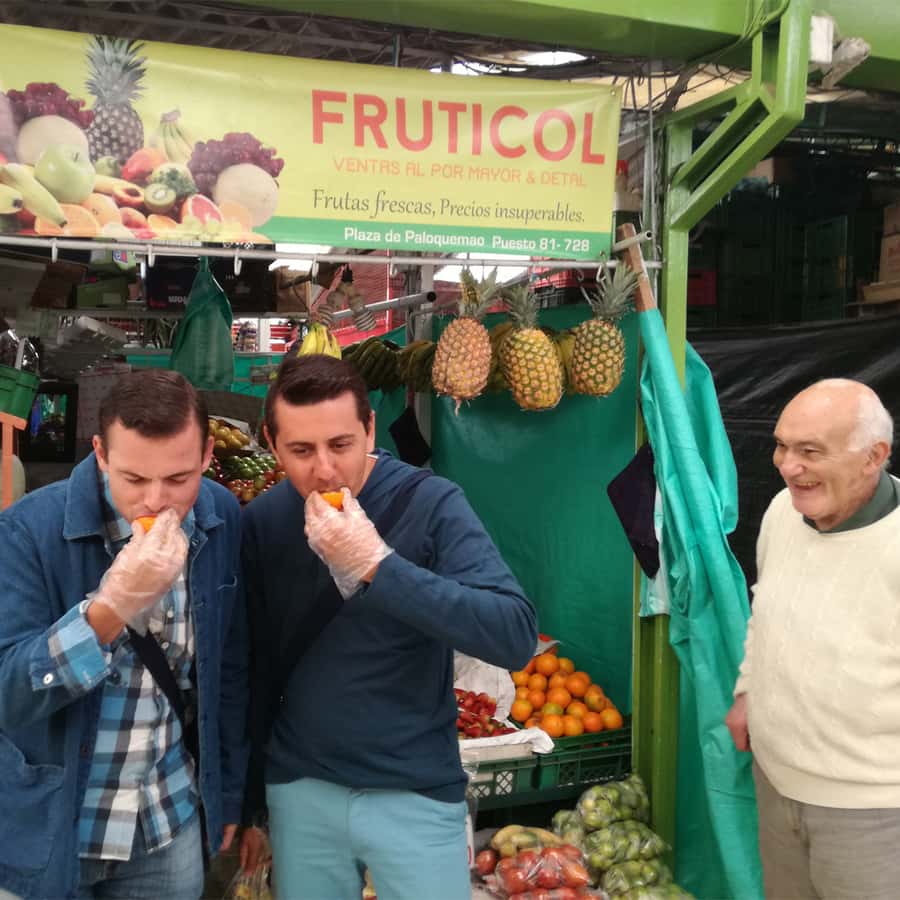 Shared Tour of Colombian Exotic Fruit at Paloquemao Market - More than unusual fruit on the table